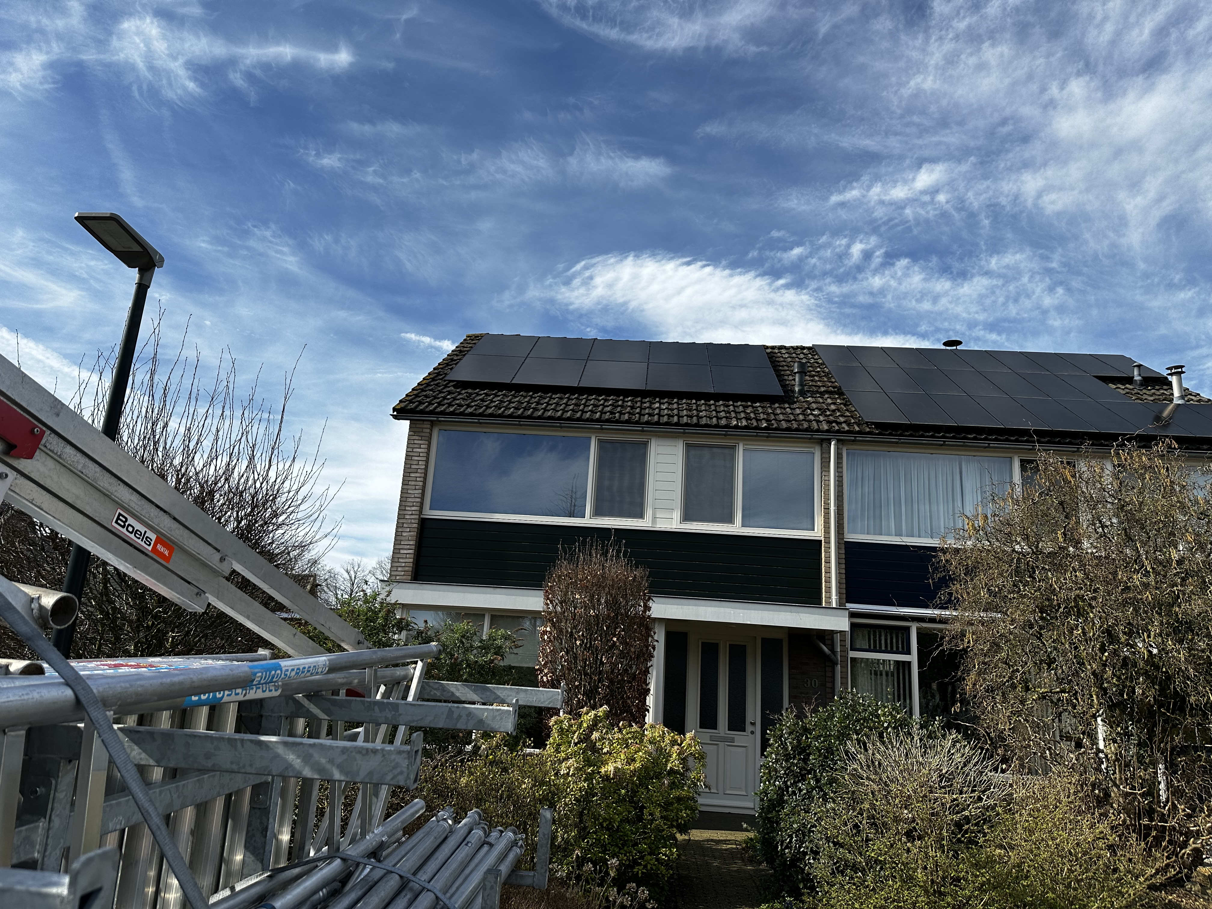 Duurzame zonnepanelen installatie in Lieren