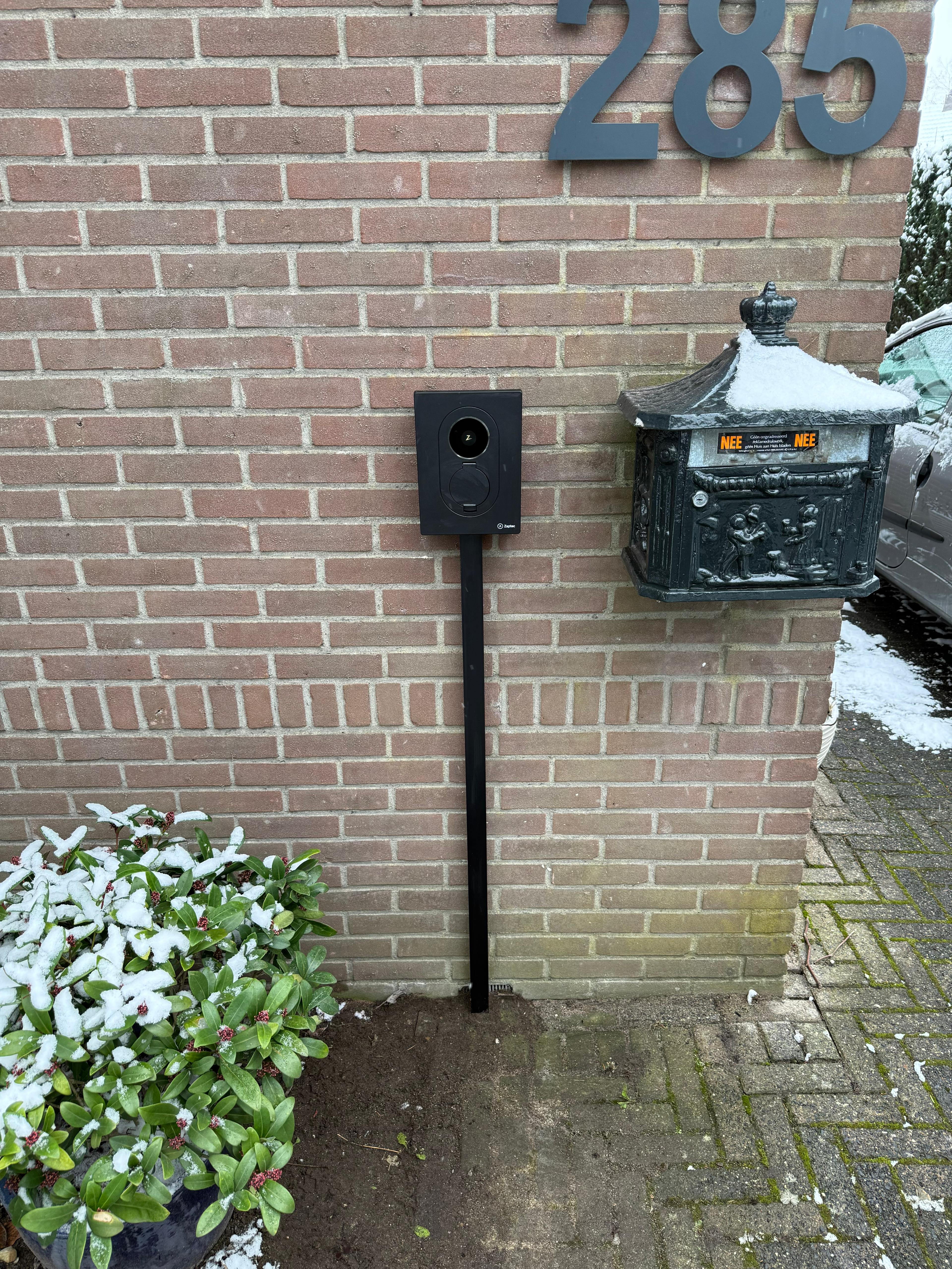 Zaptec GO 2 laadpaal met loadbalancing in Apeldoorn