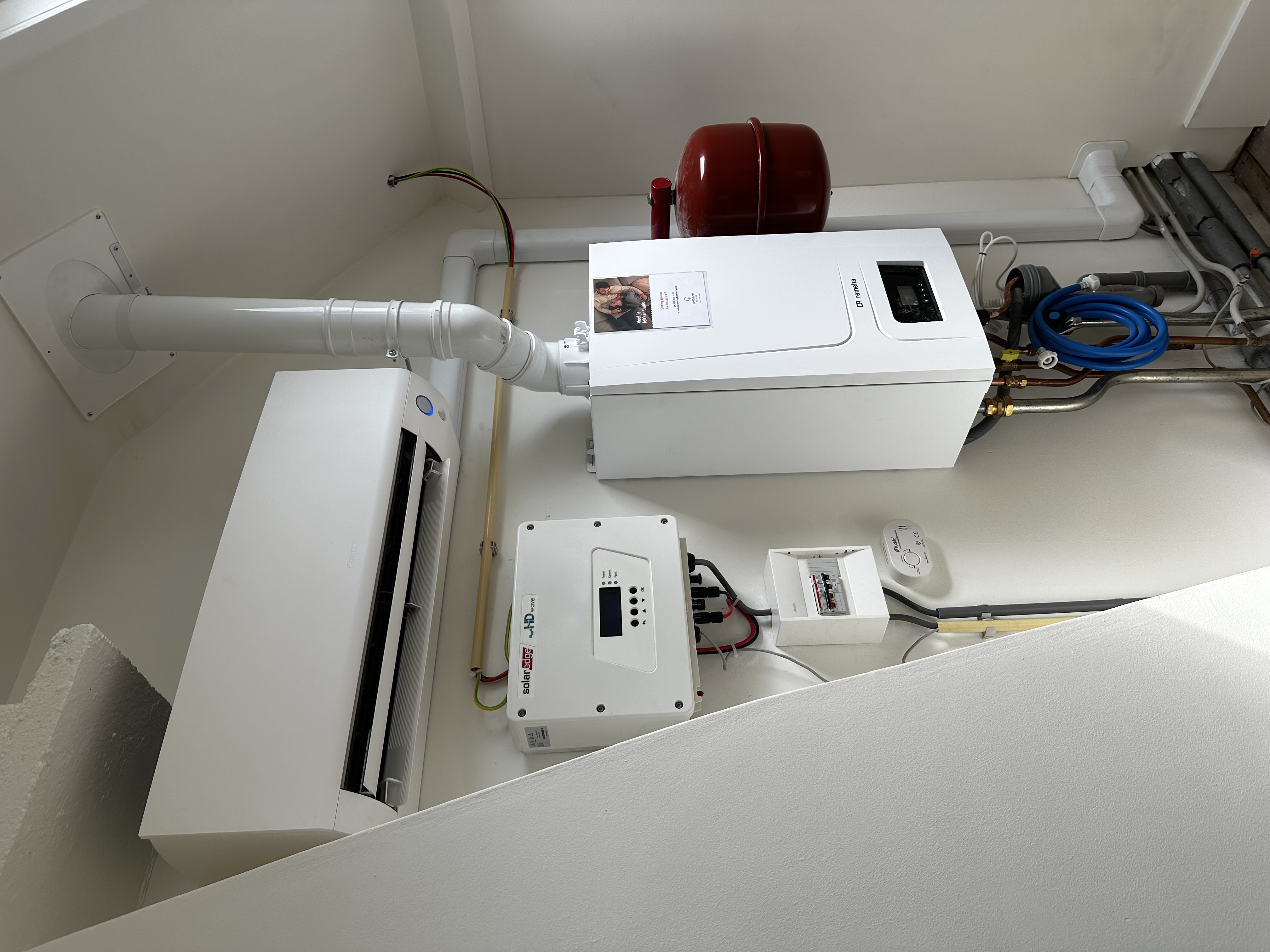 Efficiënte airco installatie op zolder in Apeldoorn